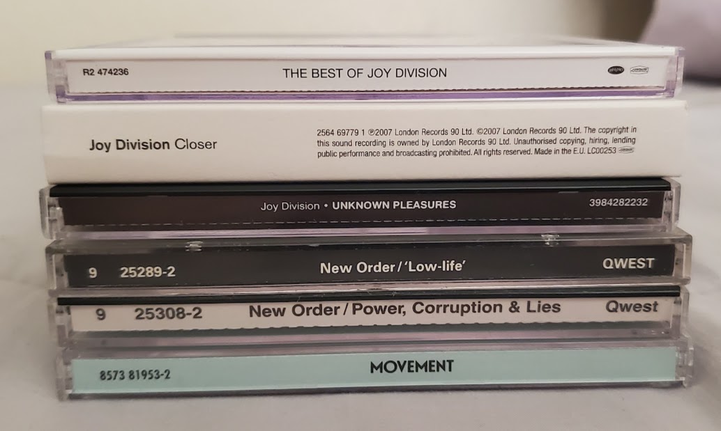 Joy Division and New Order CD's