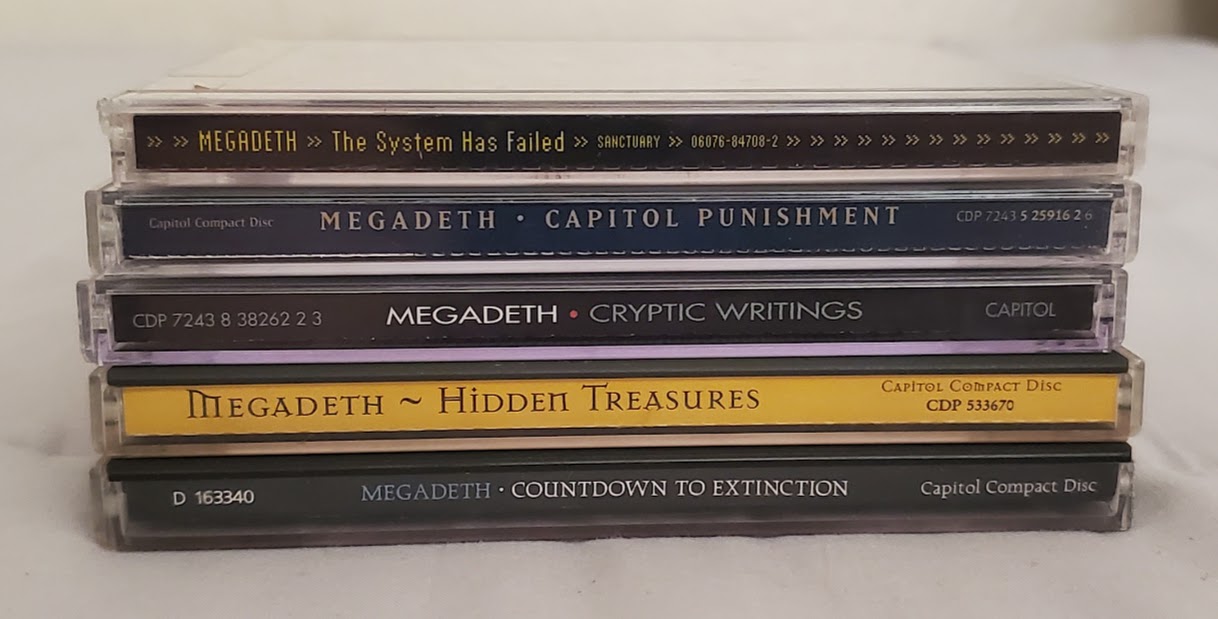 Megadeth CD's